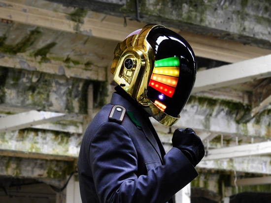 LoveProps Daft Punk Helmet Casco Manuel DIY man rainbow