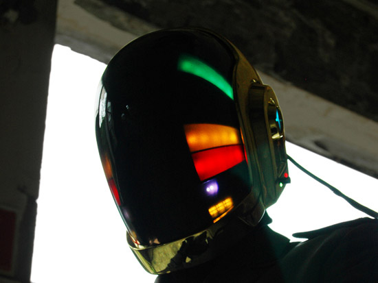 LoveProps Daft Punk Helmet Casco Manuel DIY side foreground